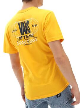T-Shirt Vans Frequency SS Jaune pour Homme