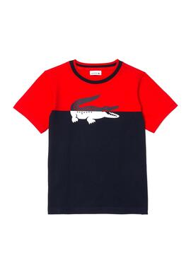 T-Shirt Imprimé bicolore Lacoste pour Garçon