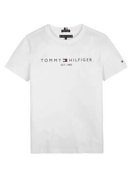 T-Shirt Tommy Hilfiger Ringer Blanc pour Garçon