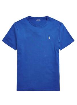T-Shirt Polo Ralph Lauren Custom Fit Bleu Homme