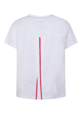 T-Shirt Pepe Jeans Nala Blanc pour Fille