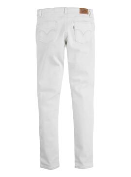 Jeans Levis 710 Skinny Blanc pour Fille