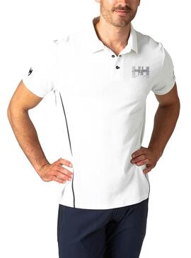 Polo Helly Hansen HP Racing Blanc pour Homme