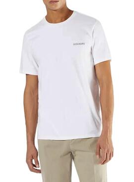T-Shirt Dockers Alpha Graphic Blanc pour Homme