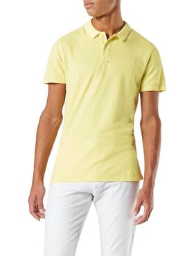 Polo Dockers GMD Pique Jaune pour Homme