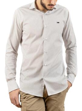 Chemise Klout Lorenzo Beige pour Homme