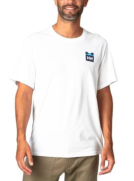 T-Shirt Helly Hansen Nord Graphic Blanc Homme