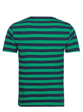 T-Shirt Polo Ralph Lauren Rayures Vert Homme