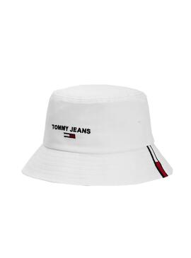 Chapeau Tommy Jeans Sport Bucket Blanc Homme
