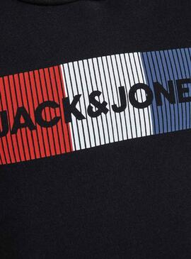 Sweat Jack & Jones Ecorp Logo Noir Garçon