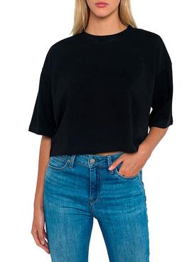 T-Shirt Pepe Jeans Miriam Noir pour Femme