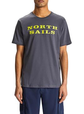 T-Shirt North Sails Cotton Gris Homme