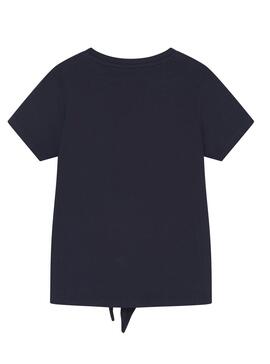 T-Shirt Name It Daisi Bleu marine pour Fille