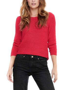 Pull Only Geena XO Rouge pour Femme