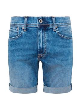 Bermuda Pepe Jeans Cane Short Bleu pour Homme