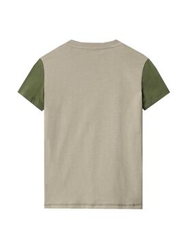 T-Shirt Napapijri Sauck Vert pour Garçon
