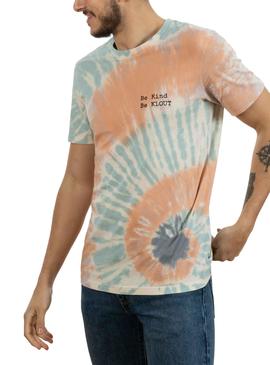 T-Shirt Klout Tie Dye Multicolore pour Homme