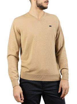 Pull Klout Pico Camel pour Homme