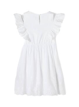Robe Name It Fanne Spencer Blanc pour Fille