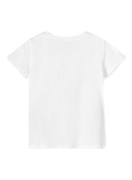 T-Shirt Name It Fisummer Blanc pour Fille