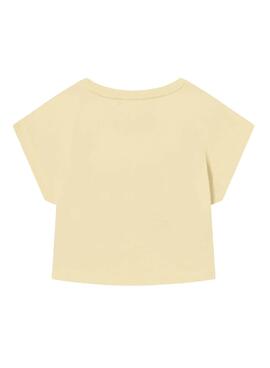 T-Shirt Name It Vilma Jaune Claro pour Fille