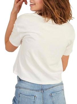 T-Shirt Naf Naf avec illustration Blanc pour Femme