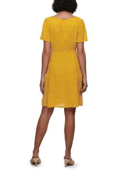 Robe Only Sonja Life Jaune pour Femme