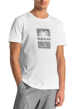 T-Shirt Antony Morato Reflective Blanc Homme
