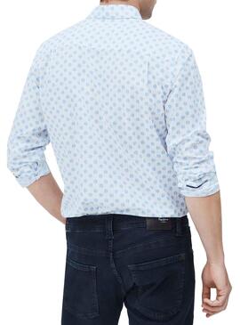 Chemise Pepe Jeans Peter Blanc pour Homme