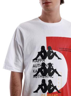 T-Shirt Kappa Etas Blanc pour Homme