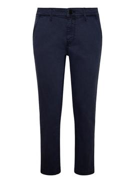 Pantalon Pepe Jeans Maura Bleu marine pour Femme